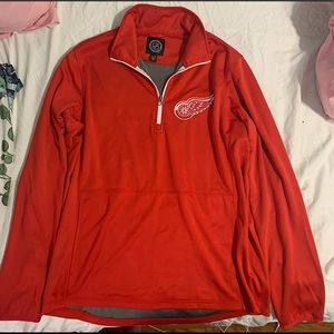 Detroit Red Wings Quarter-Zip Jacket